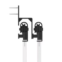 Doos met onderdelen voor schuifdeur 152,5 cm staal zwart 9