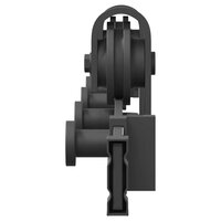 Doos met onderdelen voor schuifdeur 152,5 cm staal zwart 6