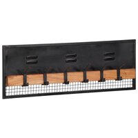 Wandkapstok 90x11x30 cm massief mangohout mango 9