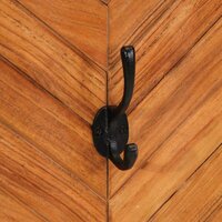 Kapstokken 2 st 35x1x90 cm massief acaciahout 6