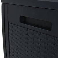 Tuinbox 119x48x60 cm polypropeen antracietkleurig 6