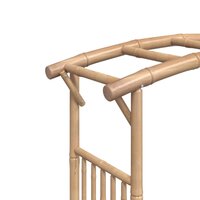 Rozenboog 118x40x187 cm bamboe 6