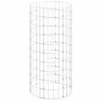 Gabion paal rond &Oslash;50x100 cm gegalvaniseerd staal 2