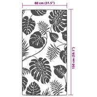 Buitenkleed ARAKIL 80x150 cm polypropeen groen 6