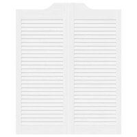 Draaideuren louvredesign 1-paar 100x80 cm wit 5