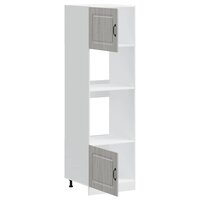 Ovenkasten 2 st Kalmar bewerkt hout grijs sonoma eikenkleurig 5