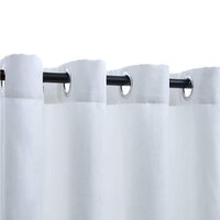 Gordijnen verduisterend met ringen 2 st 140x225 cm gebroken wit 3