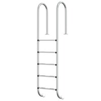 Zwembadladder 54x38x211 cm 304 roestvrij staal 2