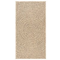 Vloerkleed ZIZUR binnen en buiten 60x110 cm jute look 4