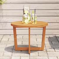 Tuinbijzettafel rond &Oslash;55x40 cm massief acaciahout 3