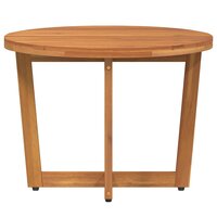 Tuinbijzettafel rond &Oslash;55x40 cm massief acaciahout 5