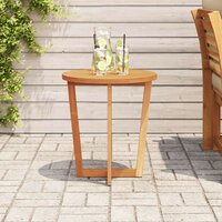 Tuinbijzettafel rond &Oslash;55x60 cm massief acaciahout 3
