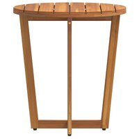 Tuinbijzettafel rond &Oslash;55x60 cm massief acaciahout 6