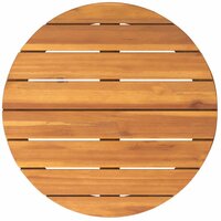 Tuinbijzettafel rond &Oslash;55x60 cm massief acaciahout 8