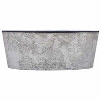 Gootsteen &Oslash;40x15 cm marmer zwart 3