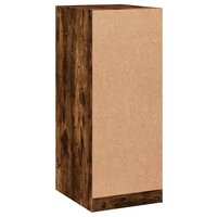 Kledingkast 48x41x102 cm bewerkt hout gerookt eikenkleurig 7