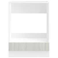 Ovenkast Lucca bewerkt hout grijs sonoma eiken 4