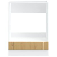 Ovenkast Lucca bewerkt hout artisanaal eikenkleur 4