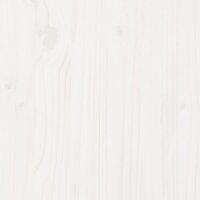 Kinderbedhuisje 198x87x113 cm massief grenenhout wit 8