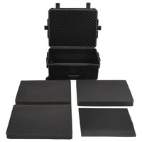 Flightcase draagbaar 62,5x50x28,5 cm PP zwart 6