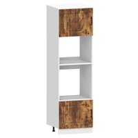 7-delige Keukenkastenset Kalmar bewerkt hout gerookt eiken 5