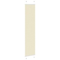 Pliss&eacute; rolgordijn 40x200 cm stofbreedte 39,4 cm polyester cr&egrave;me 4