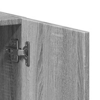 Archiefkast 60x32x115 cm bewerkt hout grijs sonoma eikenkleurig 8