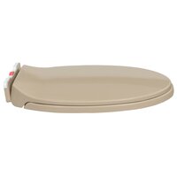 Toiletbril soft-close en quick-release ovaal beige 5
