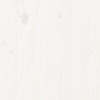 Slaapbank zonder matras 90x200 cm massief grenenhout wit 8