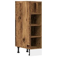 Onderkast 20x44,5x81,5 cm bewerkt hout oud houtkleurig 2