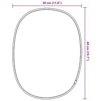 Wandspiegel 40x30 cm goudkleurig 7