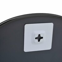 Wandspiegel 40x30 cm zwart 6