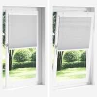 Pliss&eacute; rolgordijn 50x200 cm stofbreedte 49,4 cm polyester zwart 8