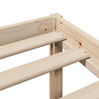 Seniorenbed met hoofdbord massief grenenhout 120x190 cm 9