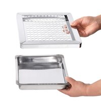 Asbak/prullenbak Hotel 36 L roestvrij staal 7