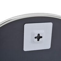 Wandspiegel 30x25 cm zilverkleurig 6