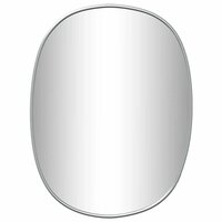 Wandspiegel 40x30 cm zilverkleurig 2