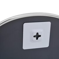 Wandspiegel 40x30 cm zilverkleurig 6