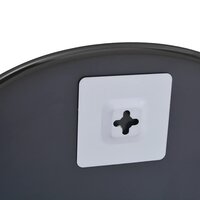 Wandspiegel 30x25 cm zwart 6