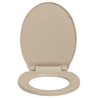 Toiletbril soft-close ovaal beige 3
