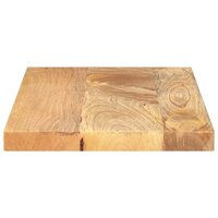 Tafelblad rechthoekig 50x20x3,8 cm massief mangohout 4