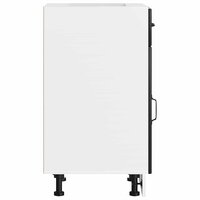 Keuken onderkast Lucca bewerkt hout zwart 6