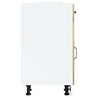 Keuken onderkast Lucca bewerkt hout artisanaal eikenkleur 6