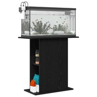 Aquariumstandaard 75x36x72,5 cm bewerkt hout zwart eikenkleurig 4