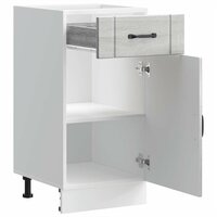 Keuken onderkast Lucca bewerkt hout grijs sonoma eikenkleur 5