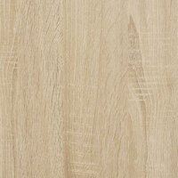 Kast met 2 lades 60x31x40 cm bewerkt hout sonoma eikenkleur 9