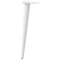 Salontafelpoten conische vorm 4 st 30-31 cm staal wit 5