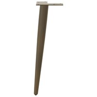 Salontafelpoten conische vorm 4 st 30-31 cm staal naturel 5