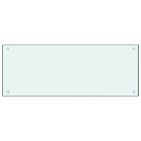  Spatscherm keuken 100x40 cm gehard glas wit 2