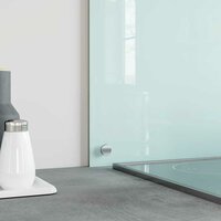 Spatscherm keuken 100x60 cm gehard glas wit 4